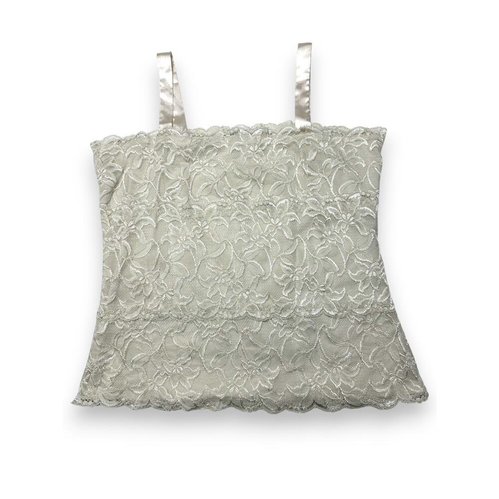 Coldwater Creek ivory Lace Camisole Women's Size Small